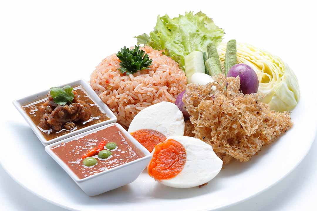 อาหารกล่อง_ข้าวผัดน้ำพริกลงเรือ
